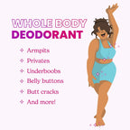 Lume Whole Body Deodorant - Invisible Cream Tube - 72 Hour Odor Control - Aluminum Free. Baking Soda Free. Skin Safe - 3.0 ounce (Pack of 2) (Soft Powder)